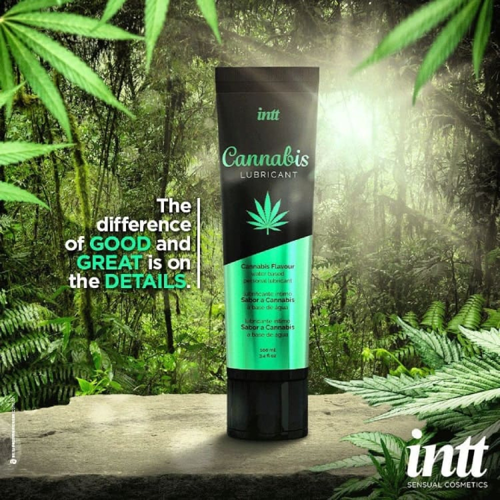 Лубрикант Intt Cannabis, 100 мл, на водній основі