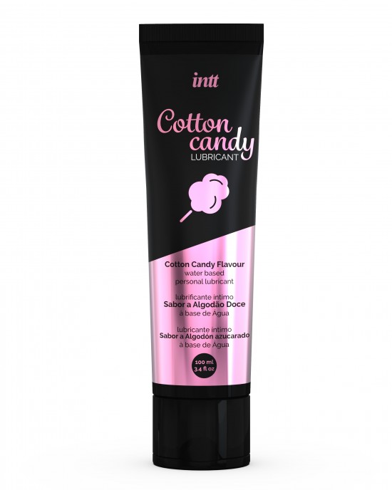 Съедобный лубрикант со вкусом сладкой ваты Intt Cotton Candy, 100 мл