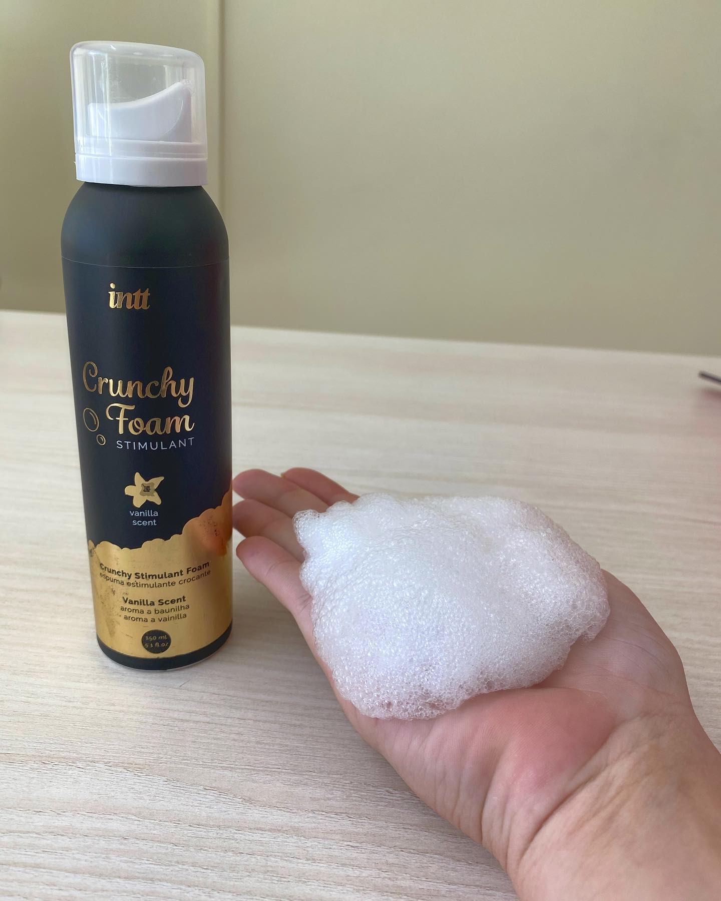 Массажная Пена Intt Crunchy Foam Vanilla, 150 мл