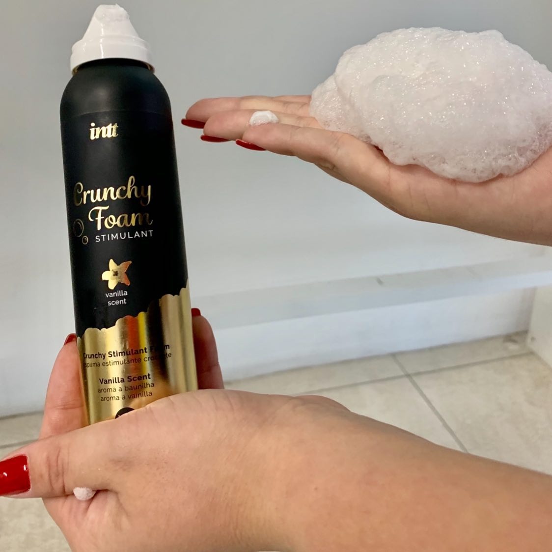 Массажная Пена Intt Crunchy Foam Vanilla, 150 мл