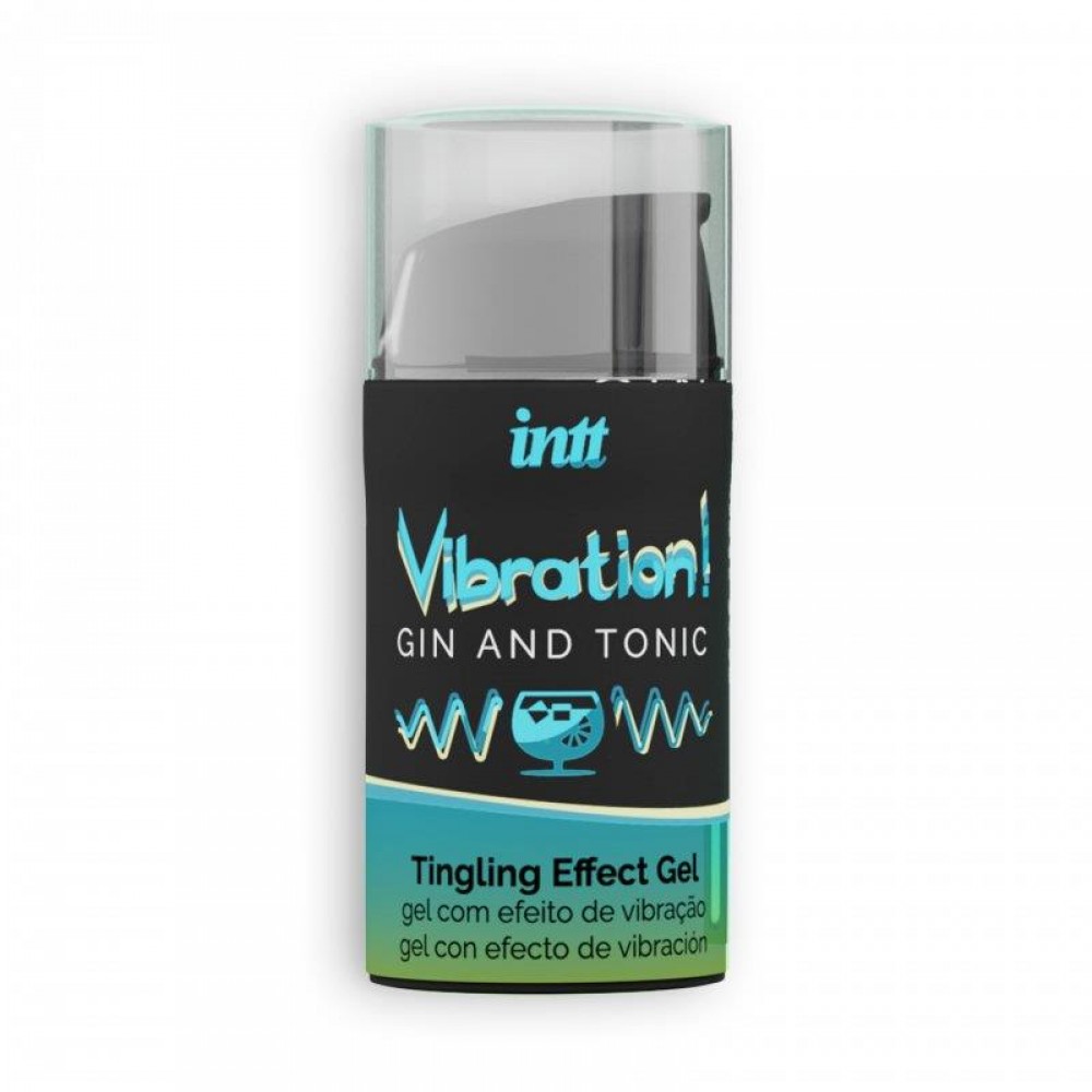 Рідкий вібратор Intt Vibration Gin Tonic зі смаком джин-тоніка, 15 мл