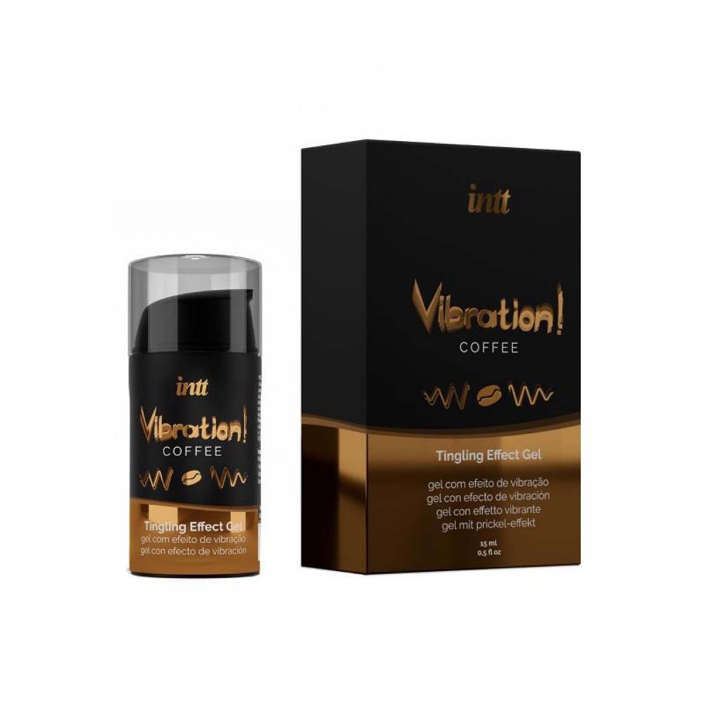 Рідкий вібратор Intt Vibration Coffee зі смаком кави, 15 мл
