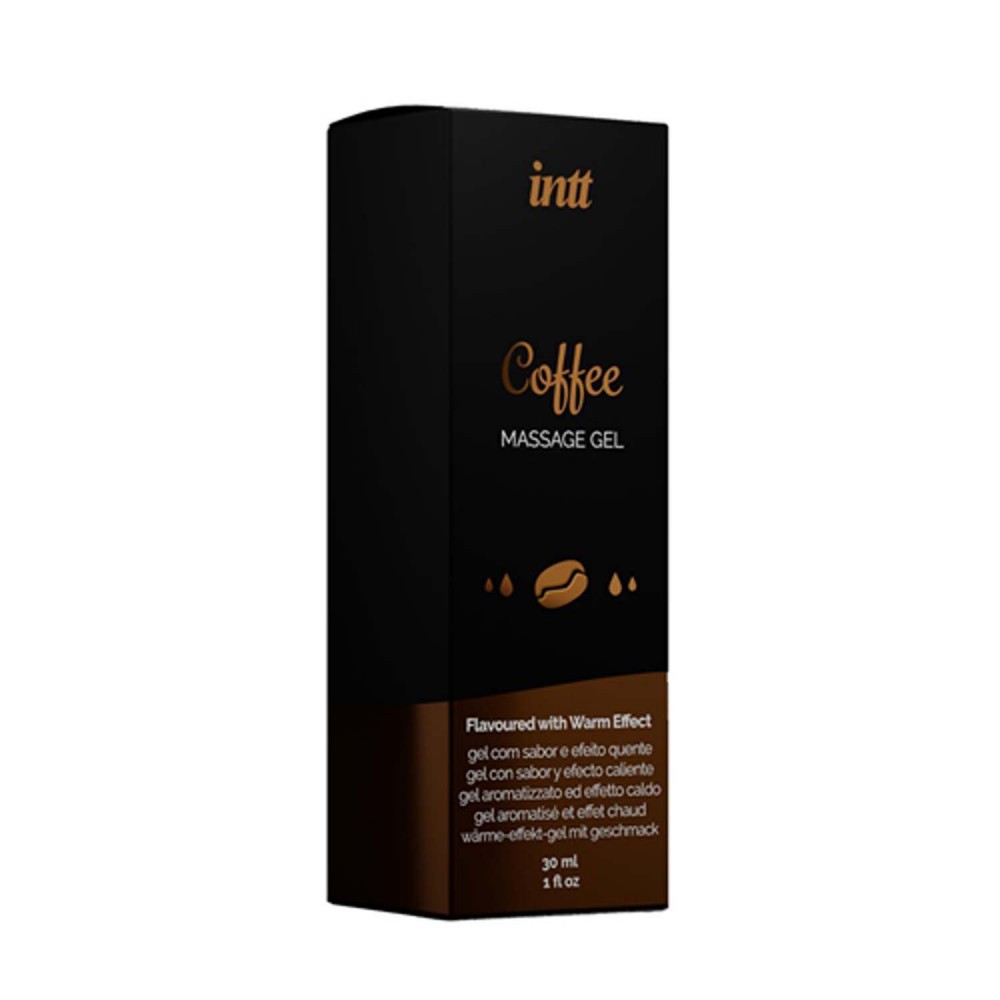 Їстівний масажний гель для інтимних зон Intt Coffee з ефектом зігрівання, 30 мл