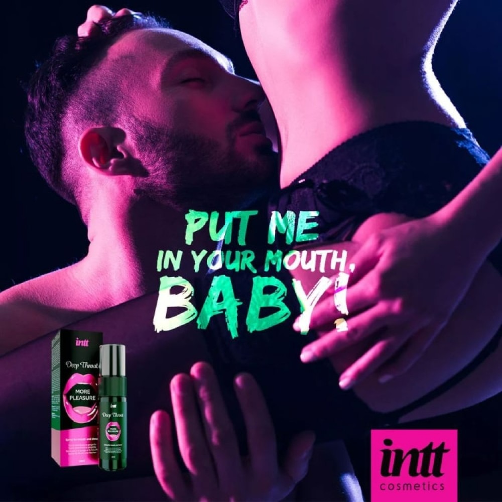 Спрей для оральних пестощів Intt Deep Throat освіжаюча м'ята