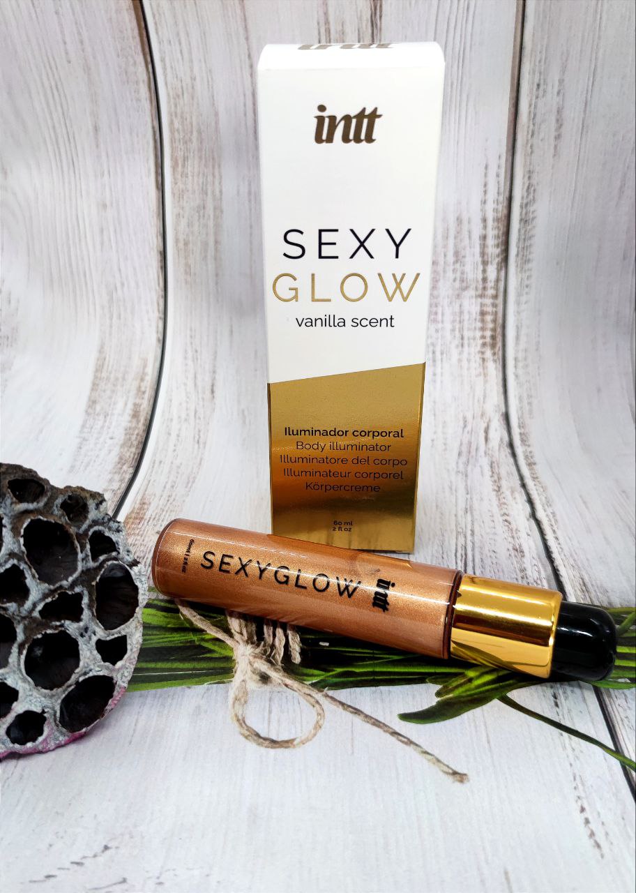 Крем шиммер для тіла з ароматом ванілі INTT Sexy Glow з ароматом ванілі, 60 мл