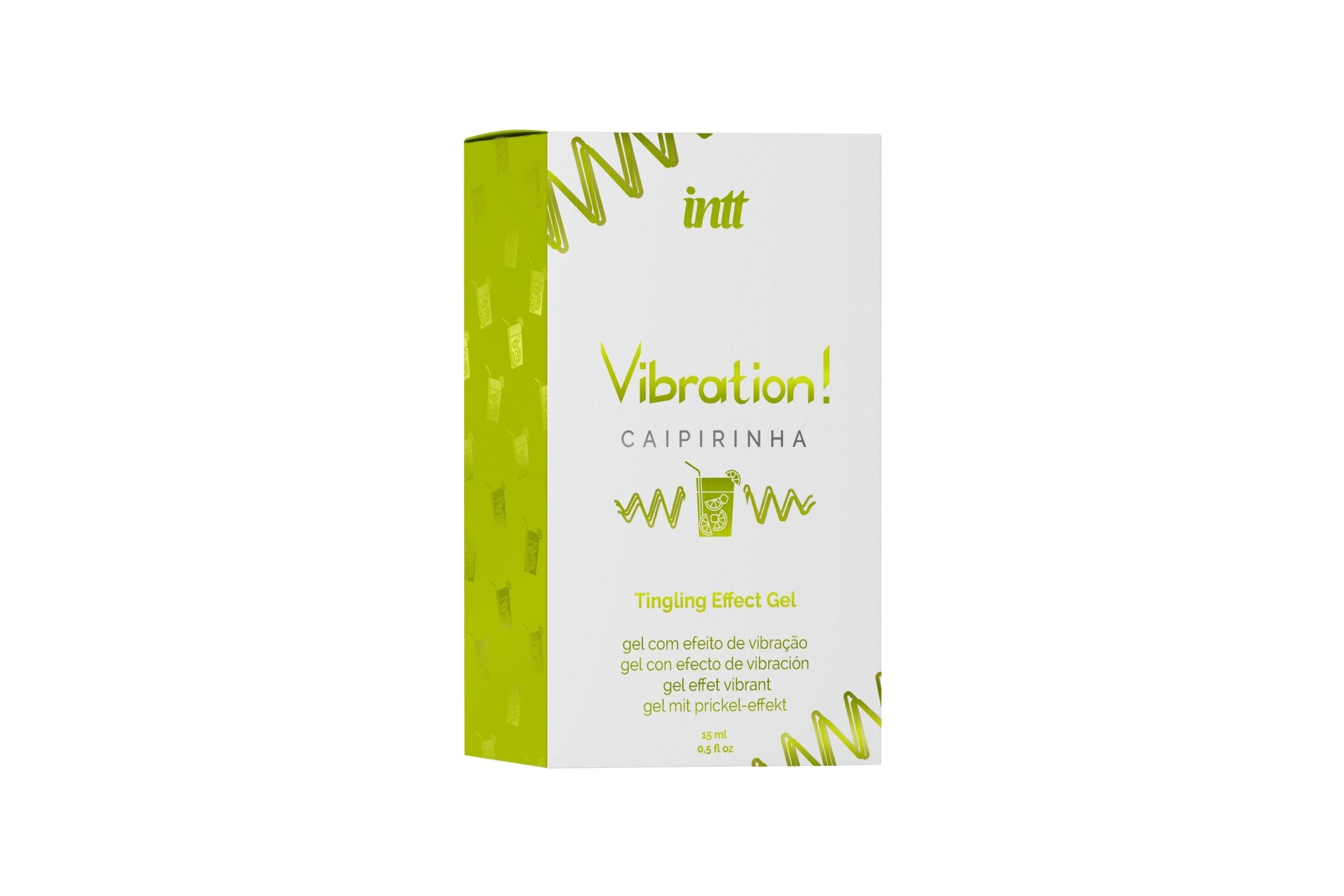 Рідкий вібратор Intt Vibration! Tingling Caipirinha зі смаком коктейлю, 15 мл