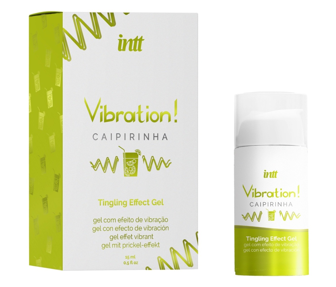 Рідкий вібратор Intt Vibration! Tingling Caipirinha зі смаком коктейлю, 15 мл