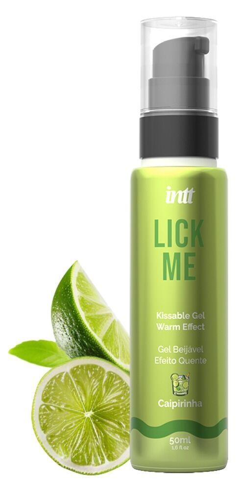Оральний гель зі смаком кайпіріньї Intt Lick Me Caipirinha зі зігріваючим ефектом, 50 мл