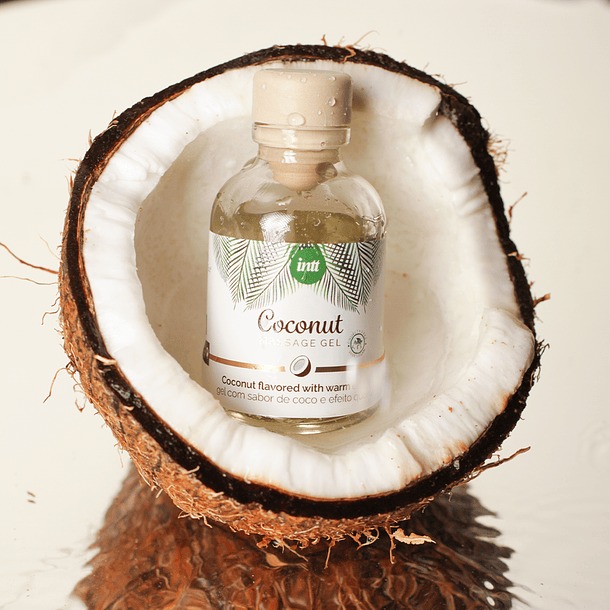 Масажний гель для інтимних зон з розігріваючим ефектом Intt Coconut та ароматом кокосу, 30 мл