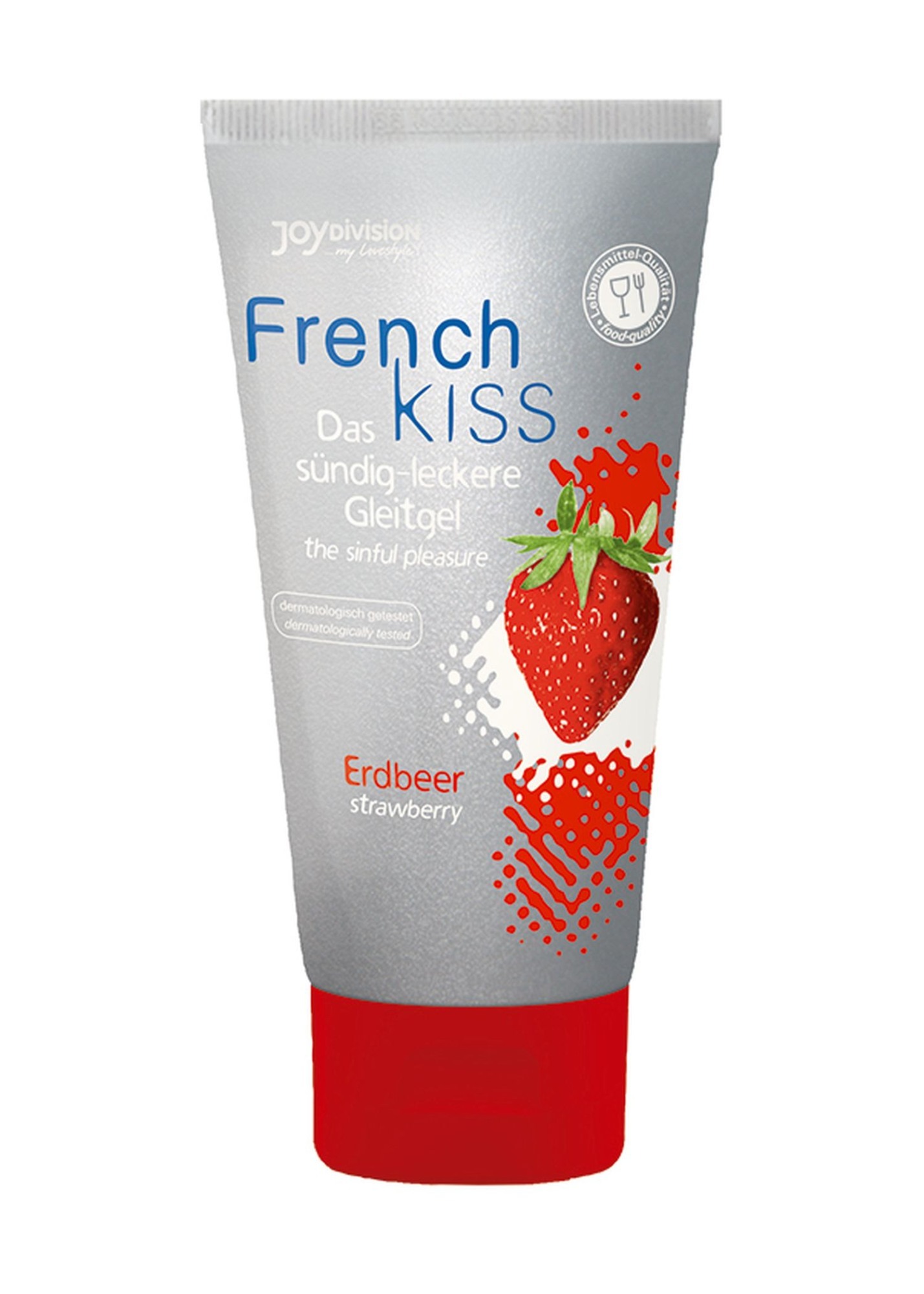Оральний лубрикант Joy Division FrenchKiss Strawberry зі смаком полуниці, 75 мл