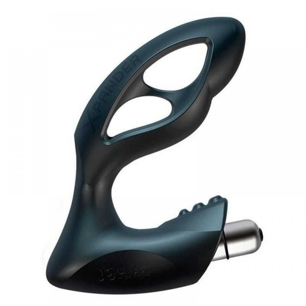 Масажер простати JoyDivision XPANDER X4+ rechargeable PowerRocket, чорний, розмір S, 9.5 см