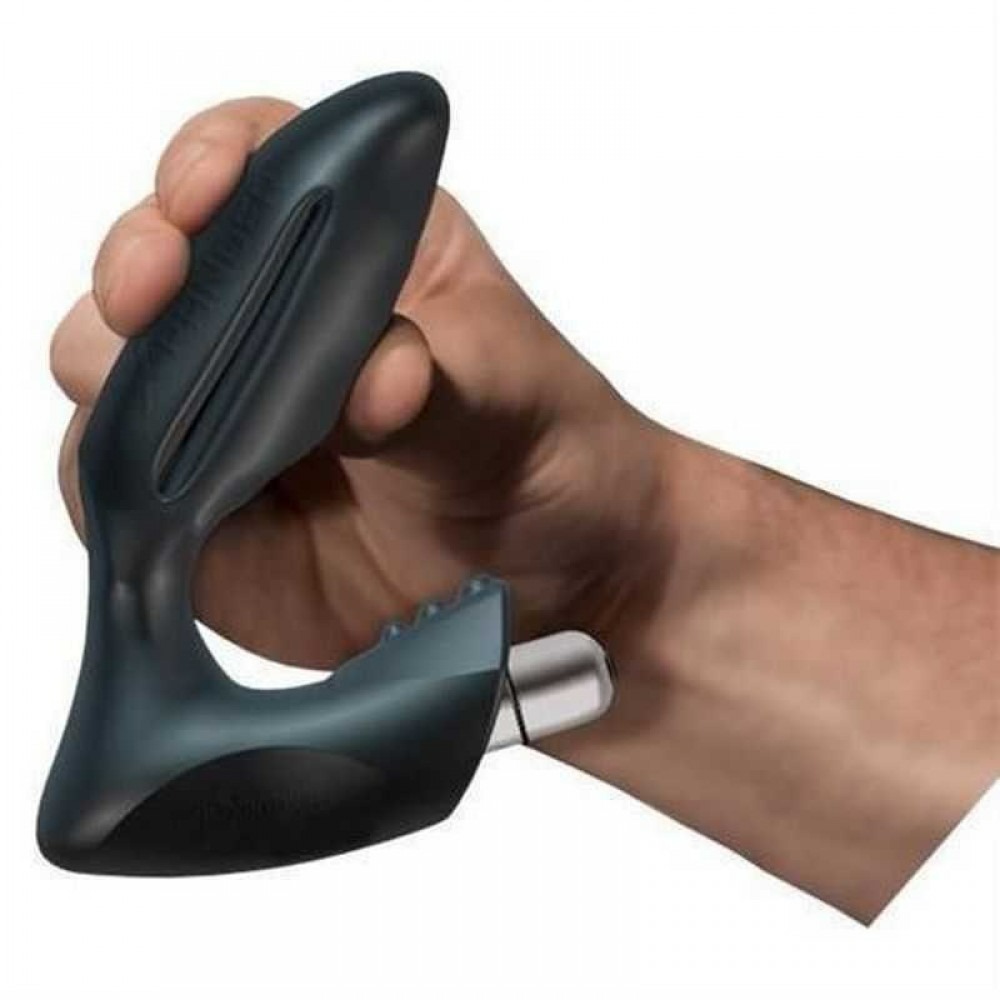 Масажер простати JoyDivision XPANDER X4+ rechargeable PowerRocket, чорний, розмір S, 9.5 см