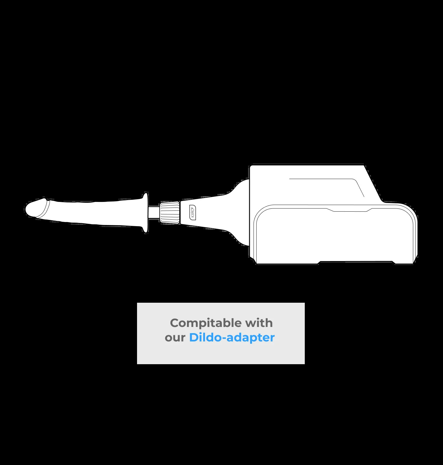 Фалоімітатор Kiiroo Keon Vacuum - Lock Realistic Dildo 19 см Vac U Lock