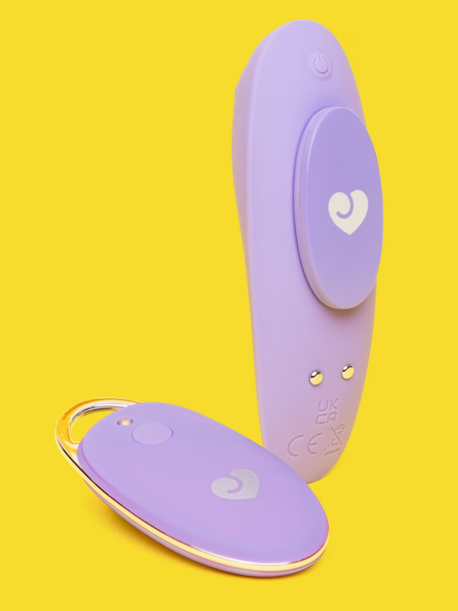 Вібратор в трусики з пультом Lovehoney Mon Ami Panty Vibrator для клітора, бузковий