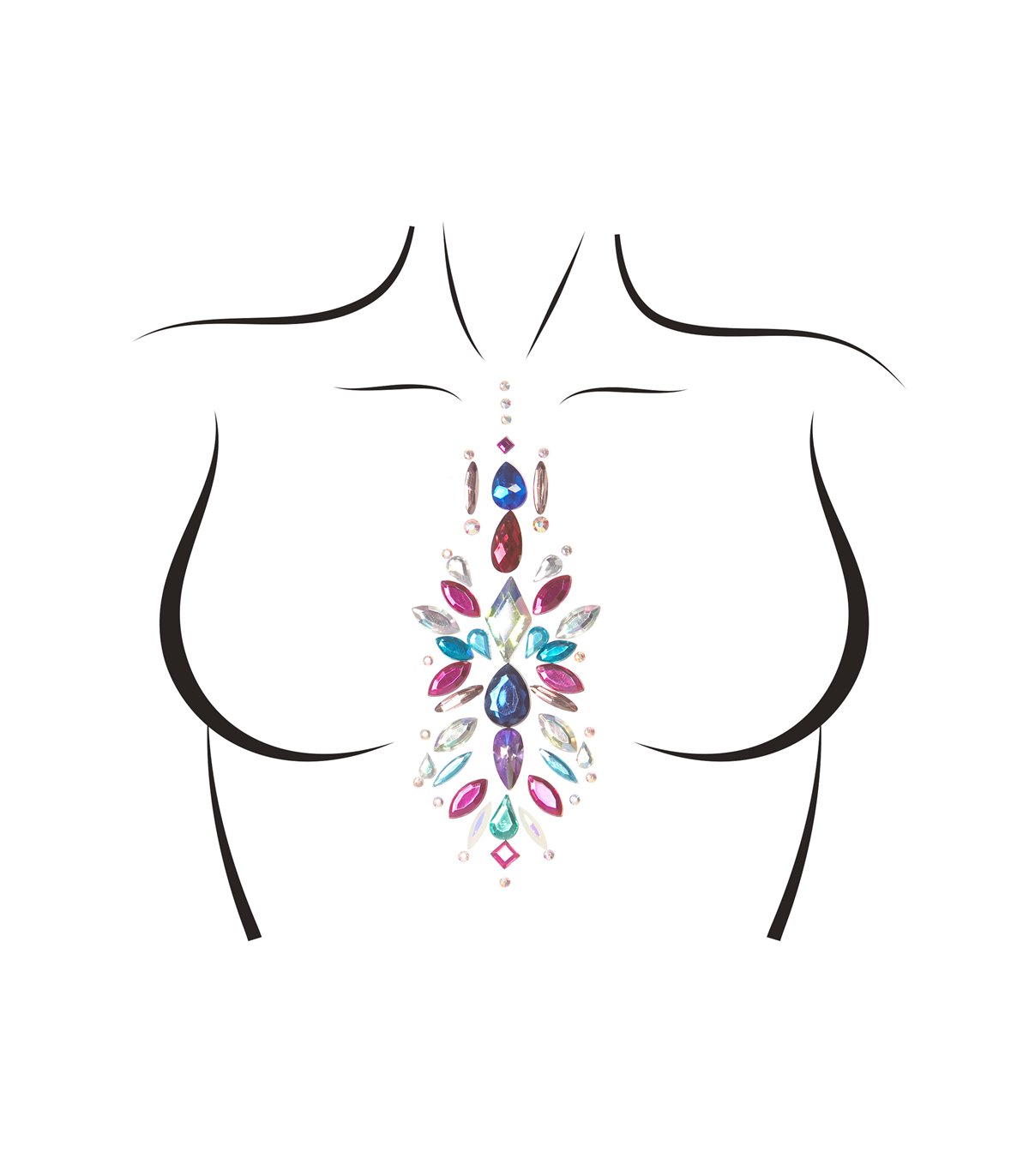 Наклейки-стрази для тіла Leg Avenue Xali body jewels sticker