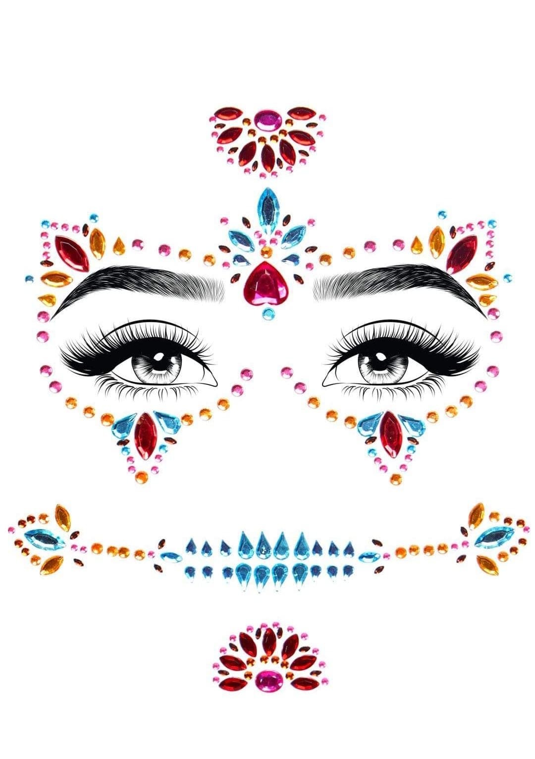 Наклейки для обличчя Leg Avenue DOTD face jewels sticker