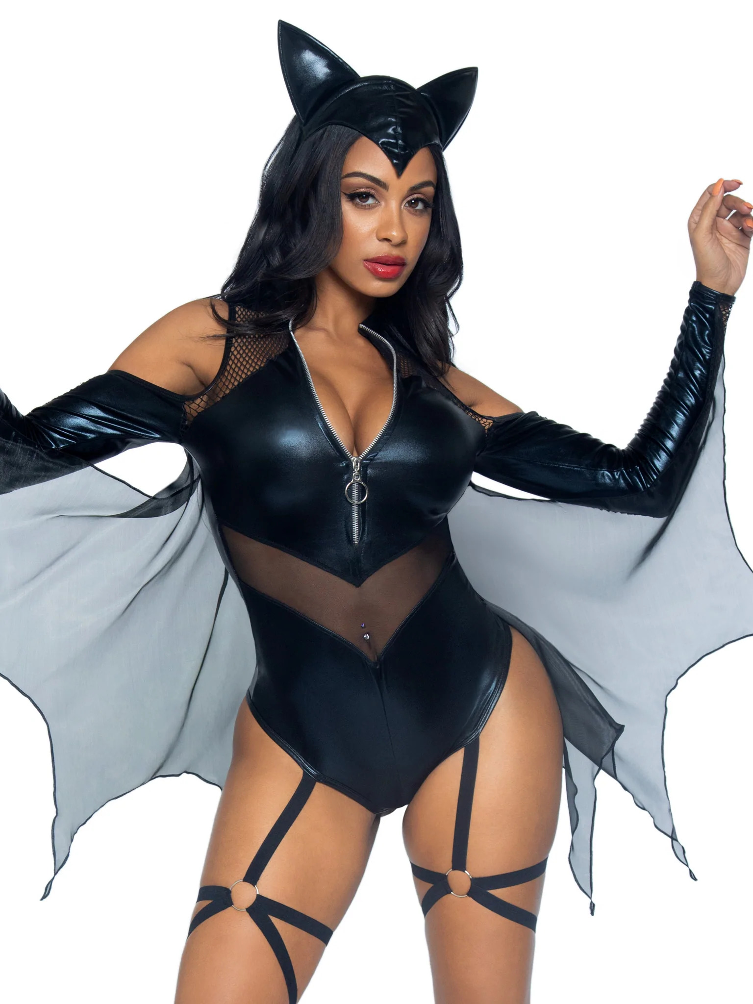 Костюм полуночной летучей мыши Leg Avenue Midnight Bat S