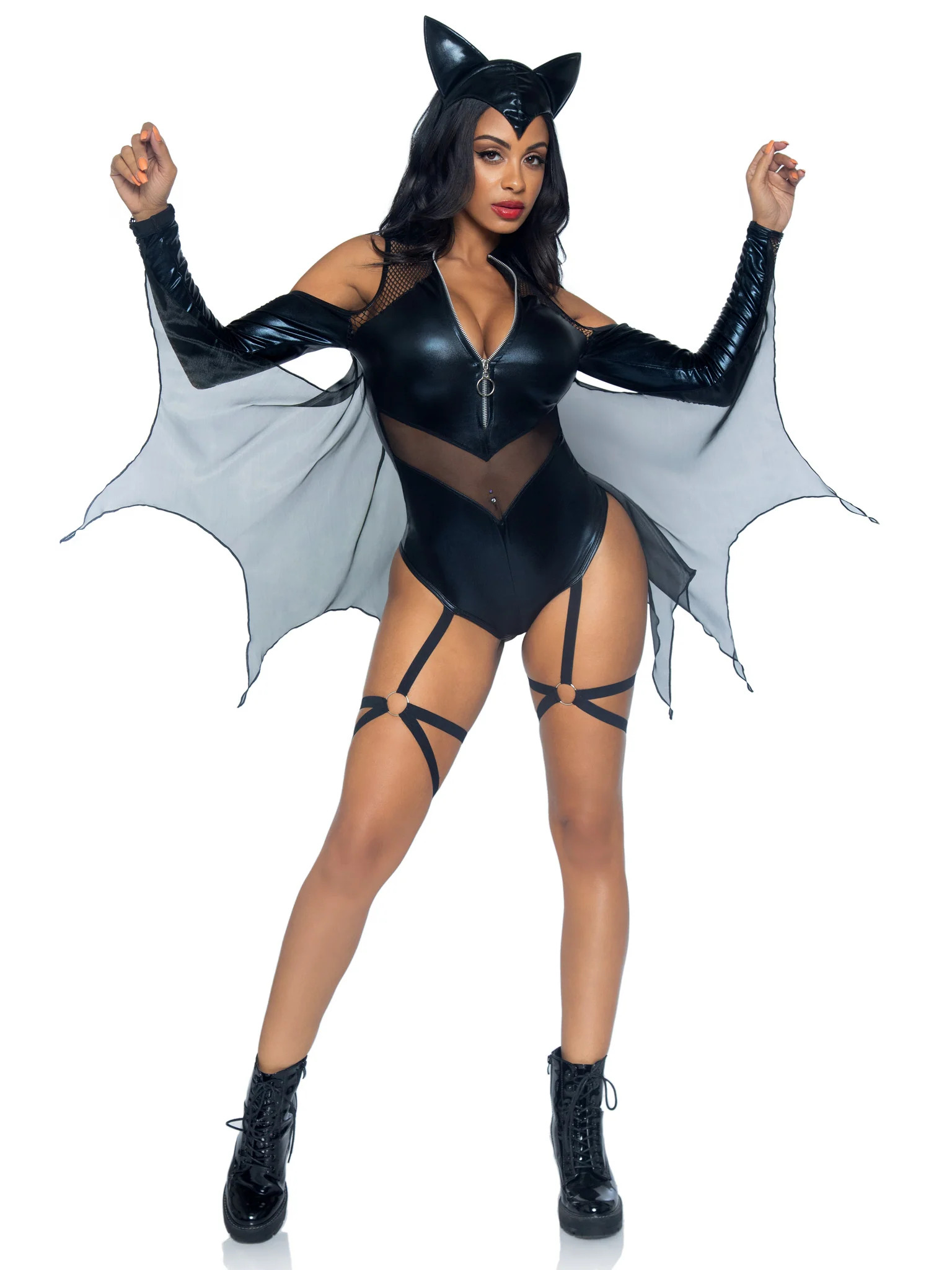 Костюм опівночі летючої миші Leg Avenue Midnight Bat S