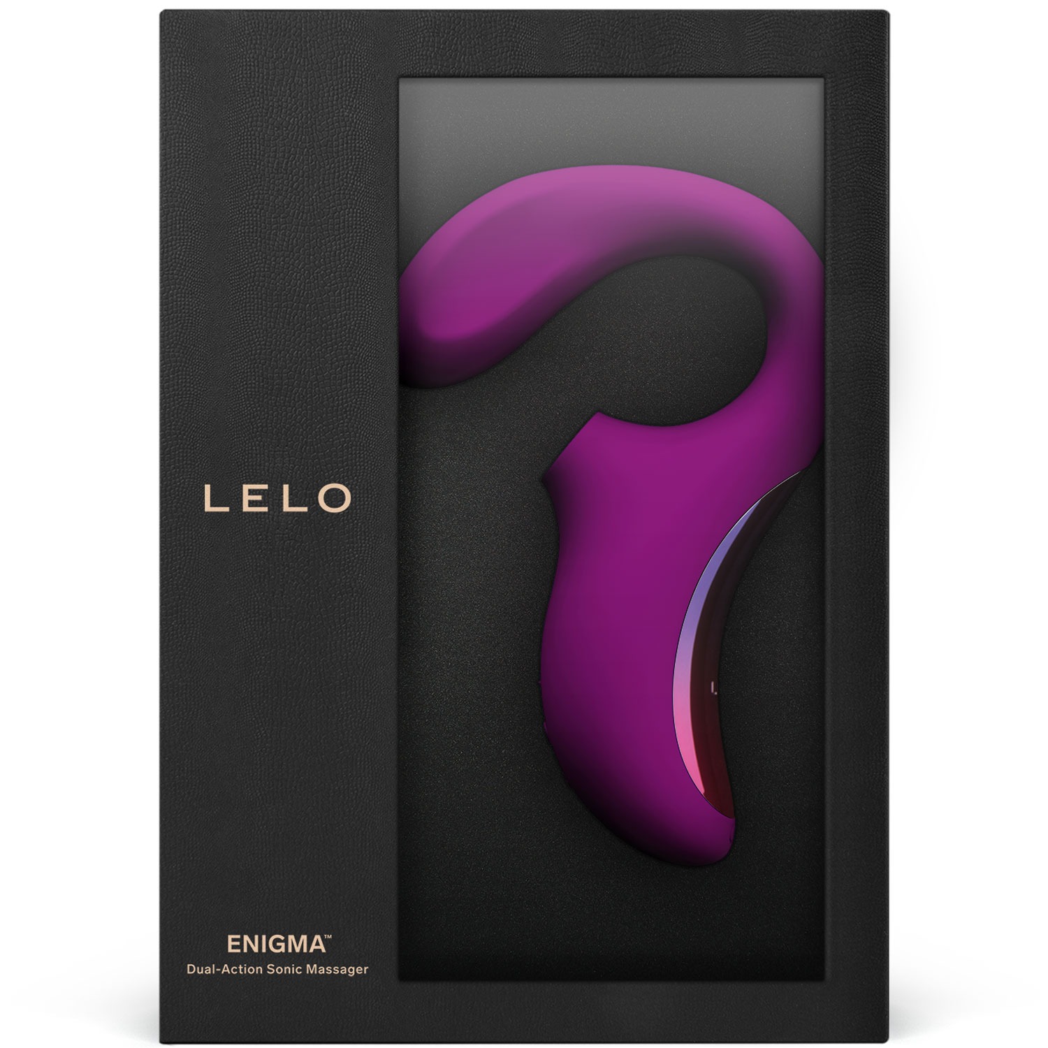 Вакуумний стимулятор подвійної дії LELO ENIGMA колір фуксія