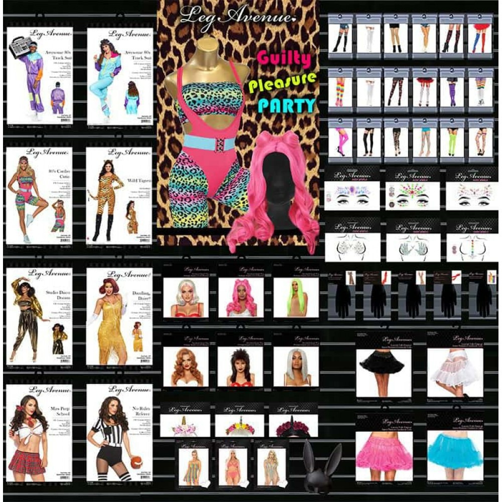 Чоловічий костюм капітана XL, Leg Avenue, 2 предмети, червоний