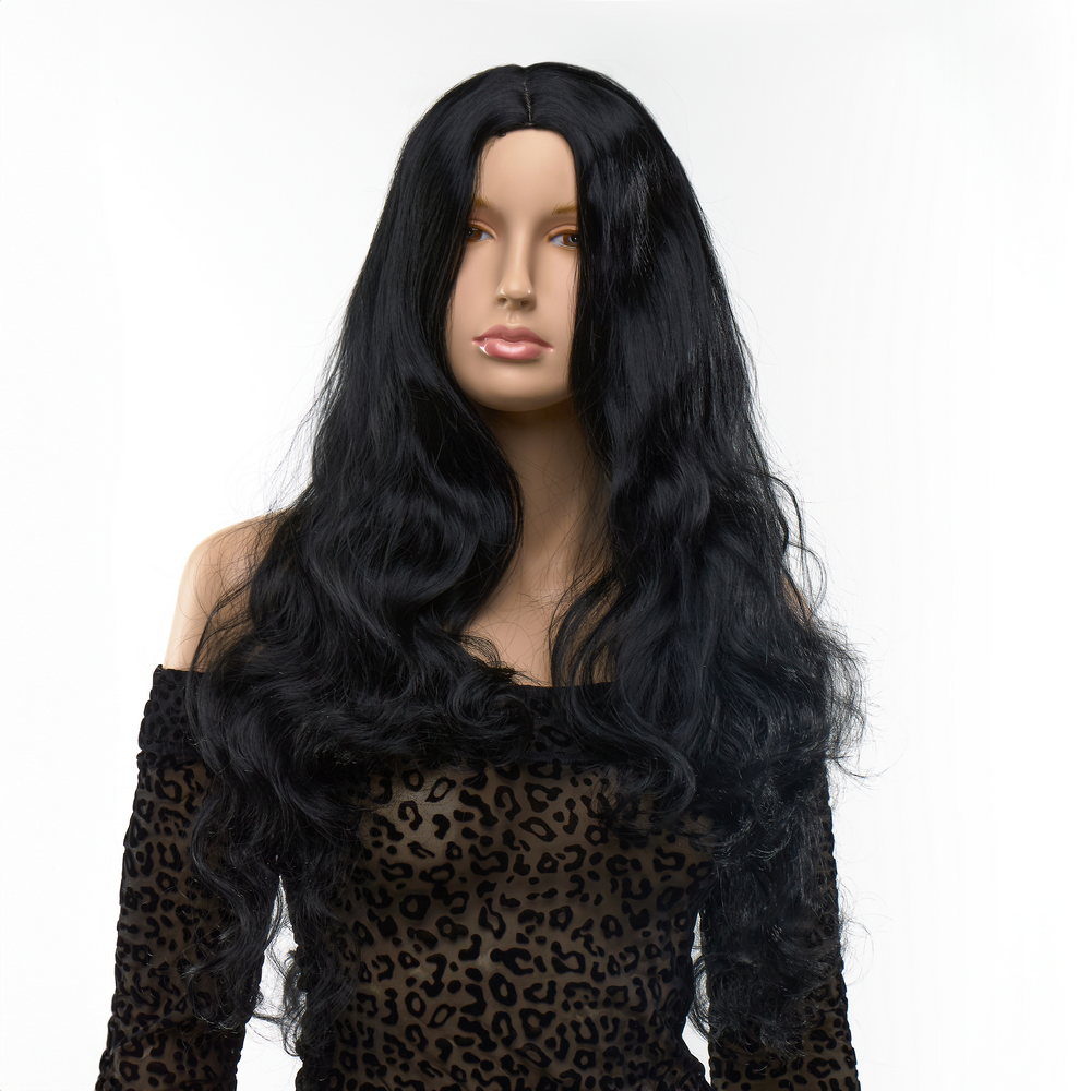 Парик длинный кудрявый Fetish Hair брюнетка, 65 см.