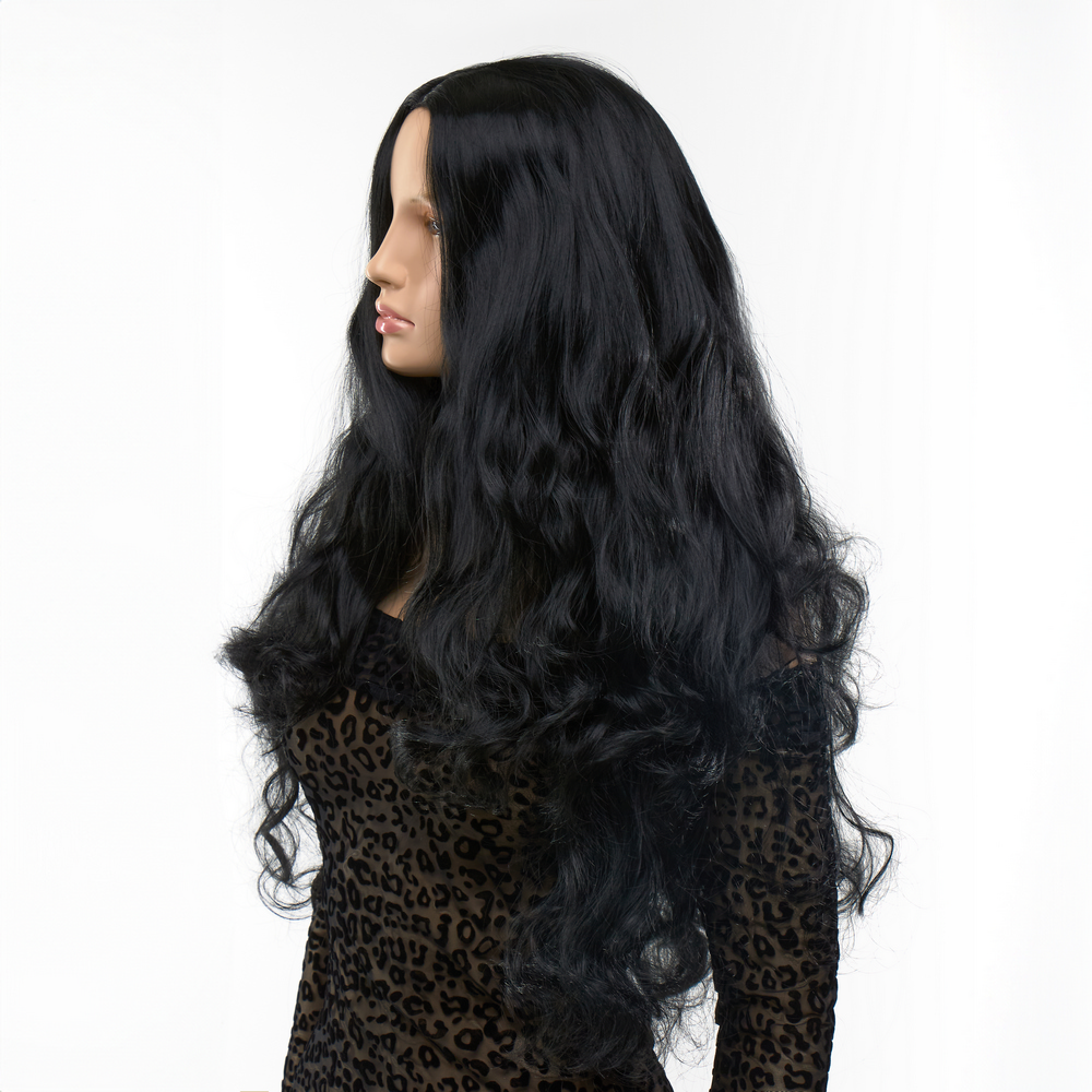 Перука довга кучерява Fetish Hair брюнетка, 65 см.