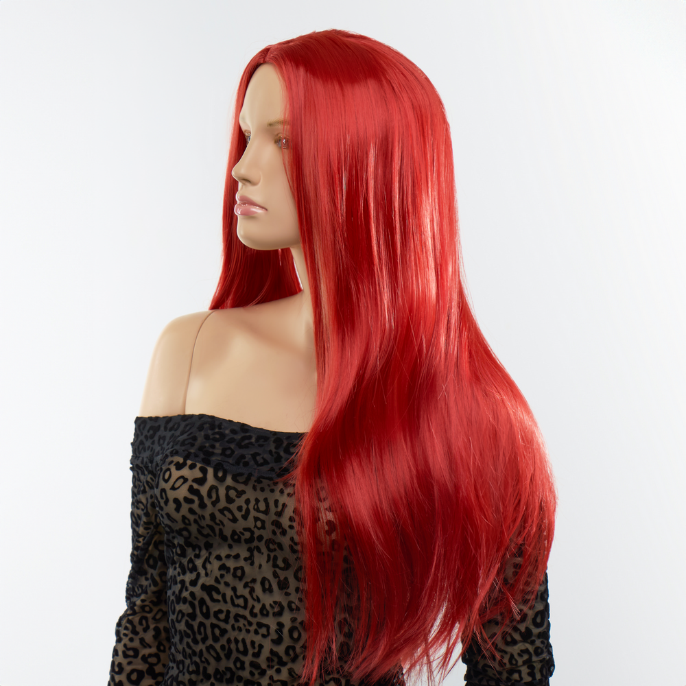 Перука пряма Fetish Hair червона, 70 см