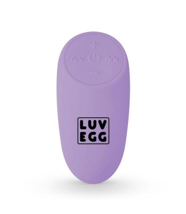 Вагінальне яйце з вібрацією та дистанційним пультом Luv Egg XL лілове