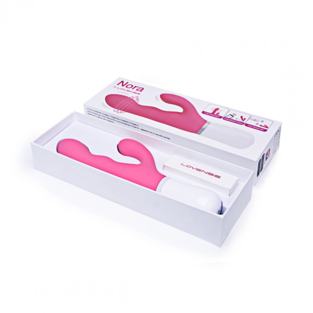 Вібратор кролик з функцією керування смартфона Lovense Nora