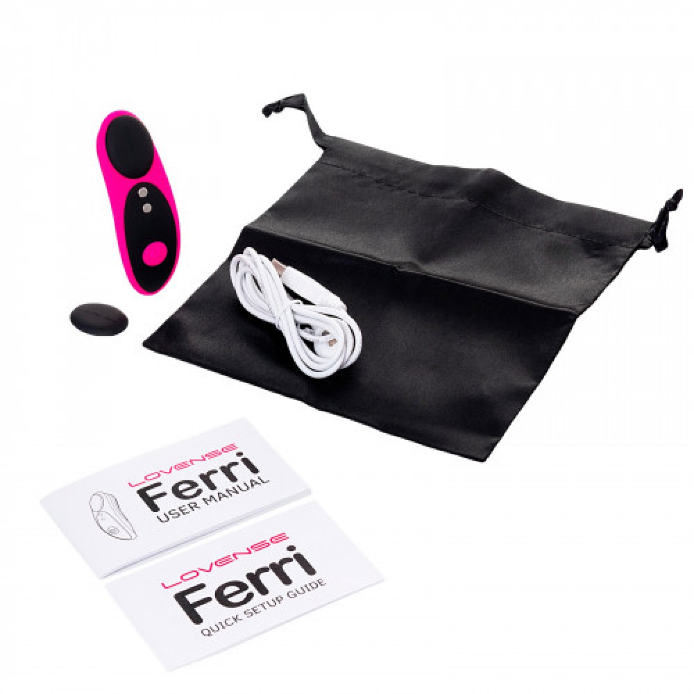 Вибратор в трусики с фуннкцией управления смартфоном Lovense Ferri