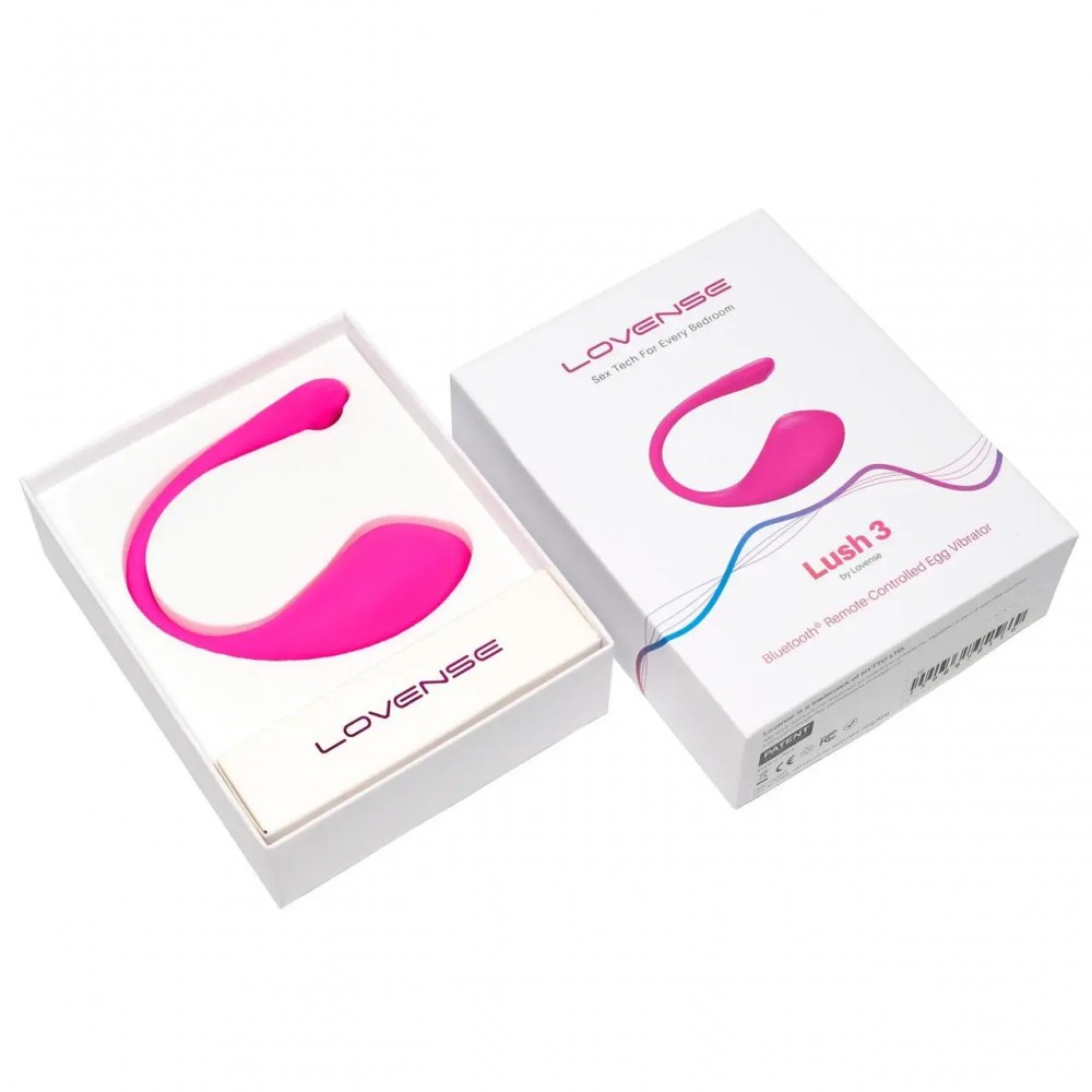 Віброяйце зі смарт управлінням Lovense Lush 3 рожеве