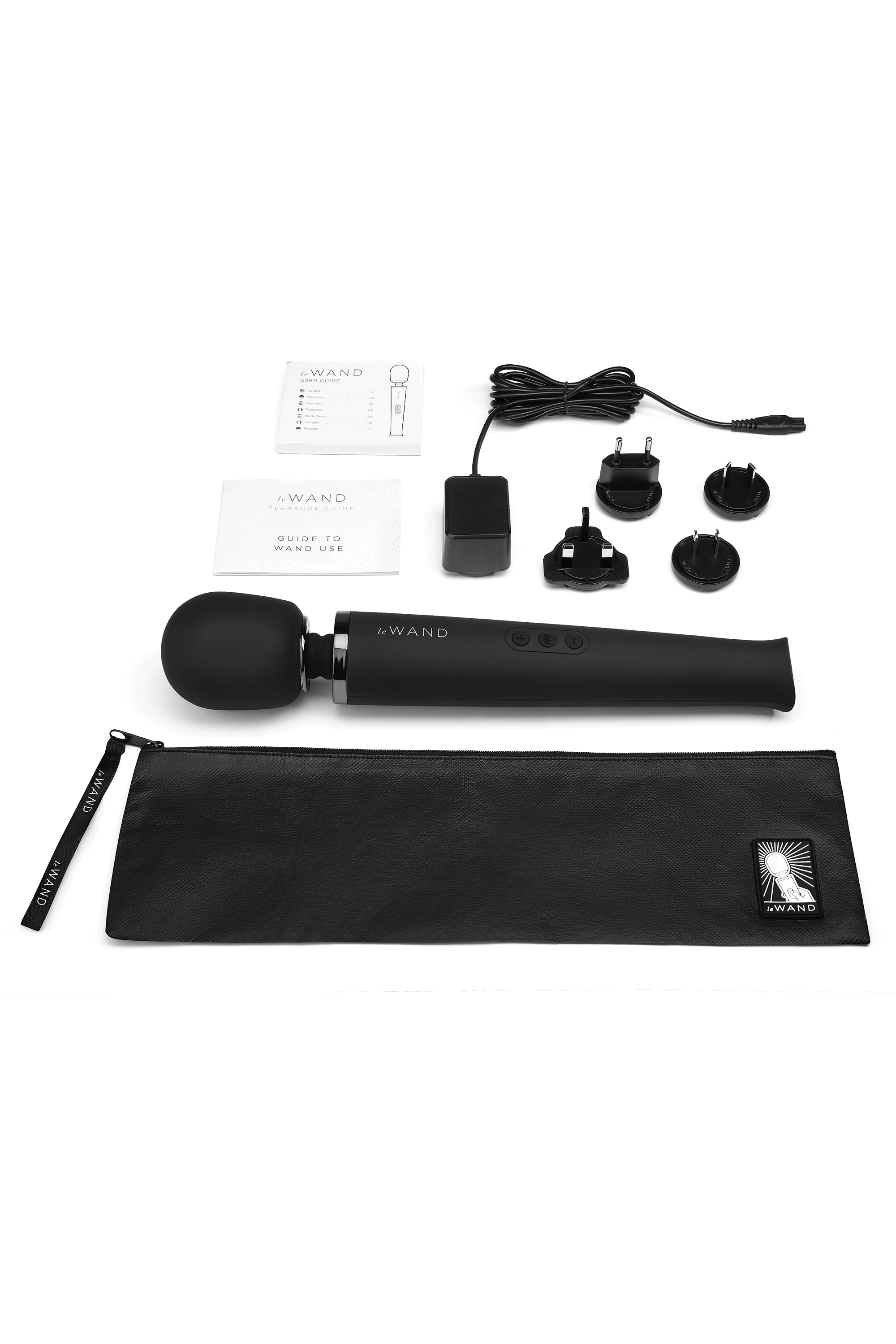 Вібратор мікрофон Le Wand RECHARGEABLE MASSAGER, матовий чорний