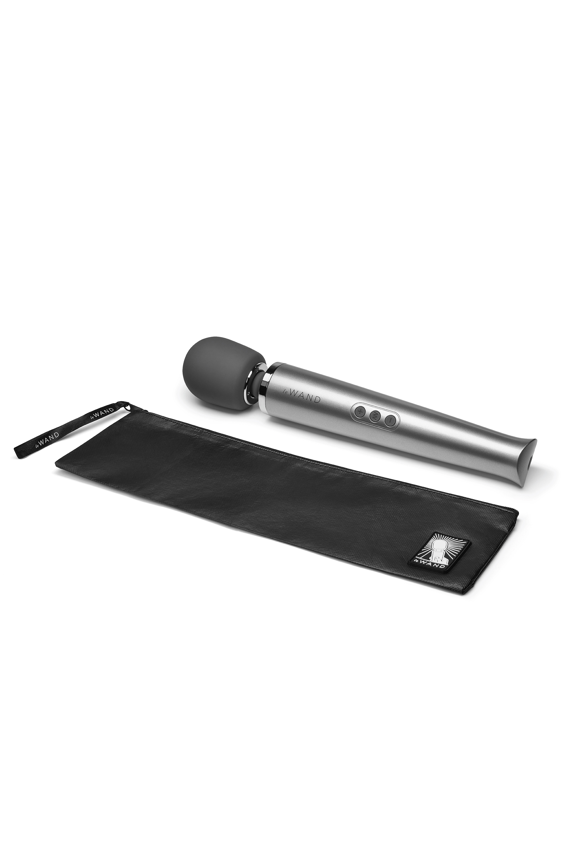 Вібратор мікрофон Le Wand RECHARGEABLE MASSAGER, сірий