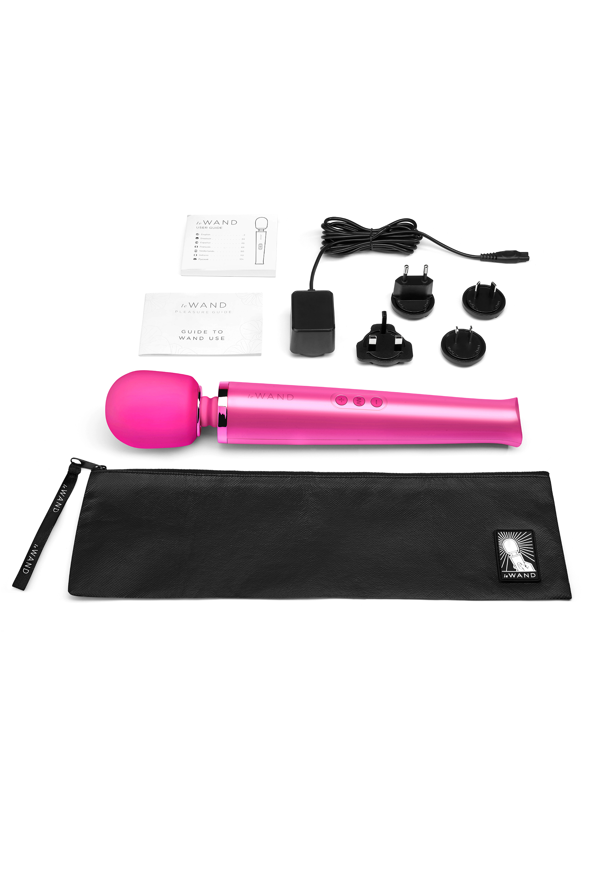 Вібратор мікрофон Le Wand RECHARGEABLE MASSAGER, пурпурний