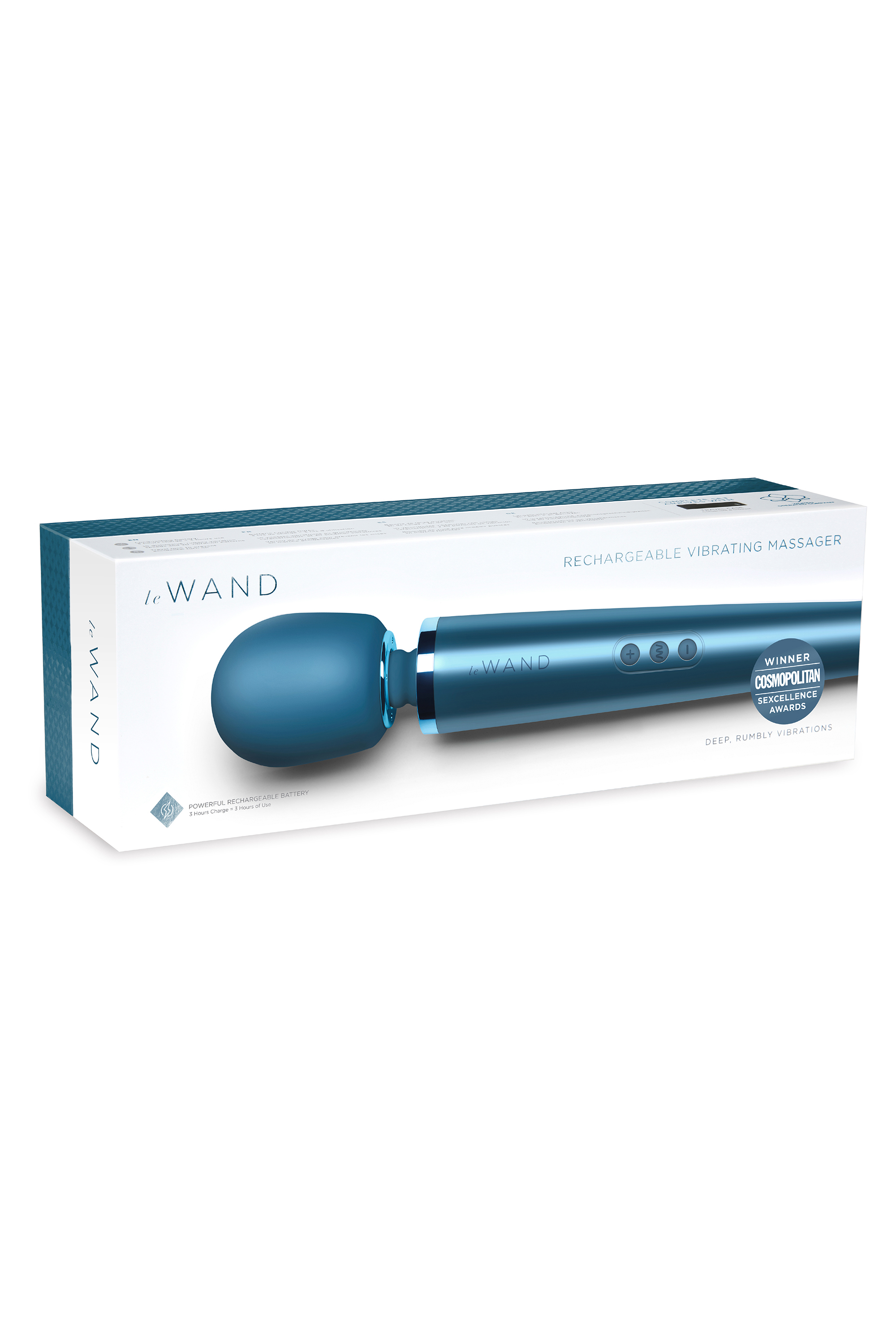 Вібратор мікрофон Le Wand RECHARGEABLE MASSAGER, тихоокеанський синій