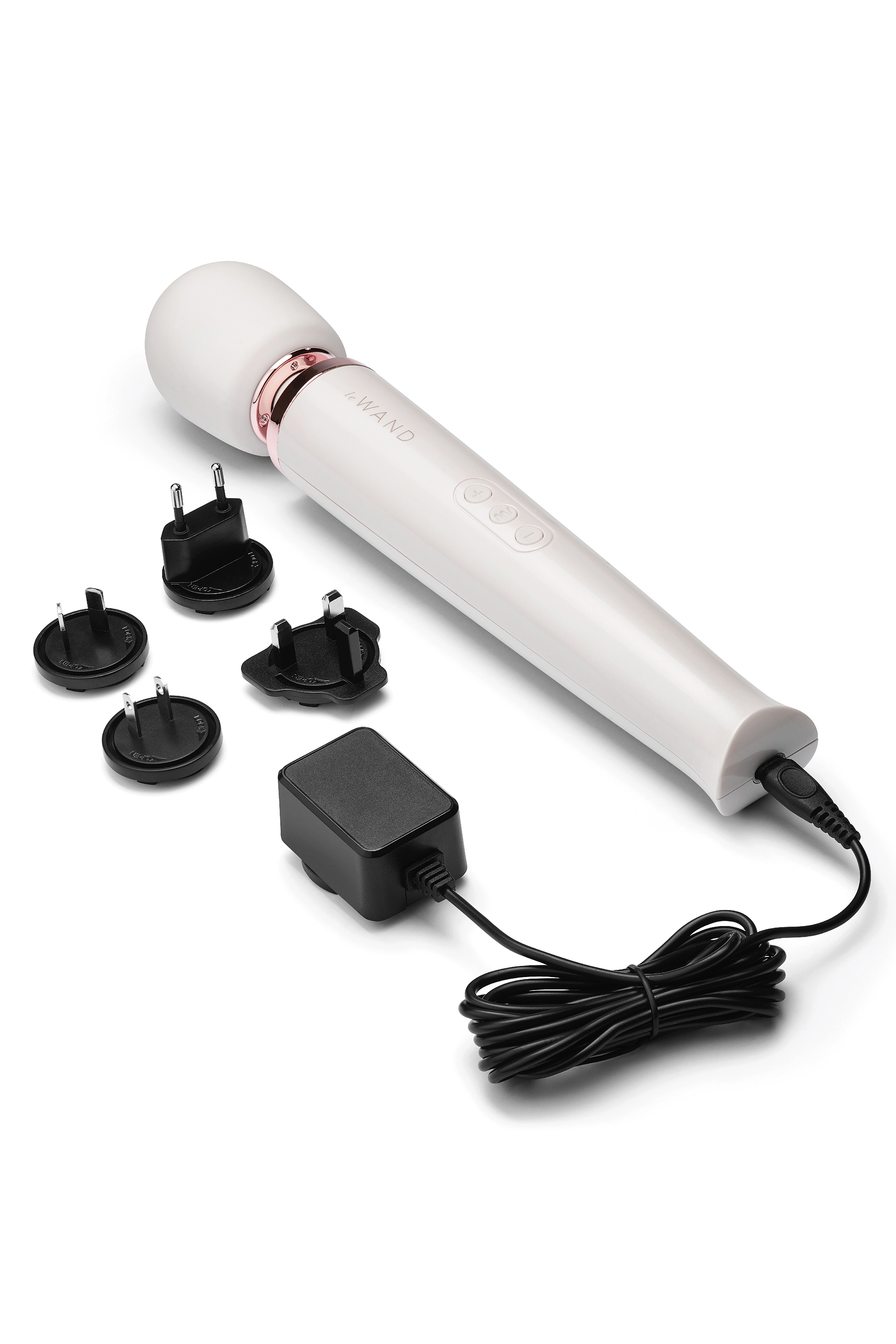 Вібратор мікрофон Le Wand RECHARGEABLE MASSAGER, перлово-білий