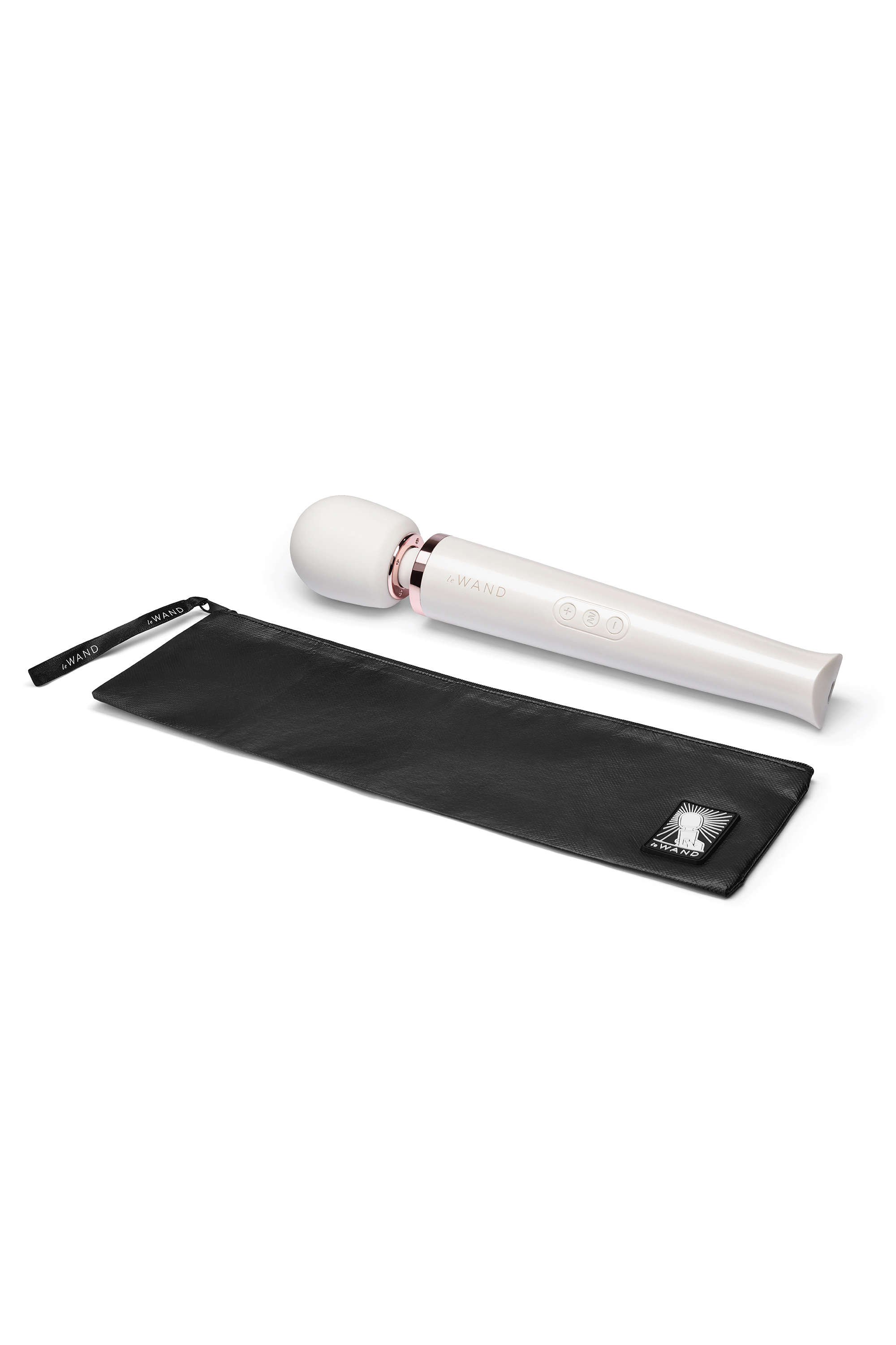 Вібратор мікрофон Le Wand RECHARGEABLE MASSAGER, перлово-білий