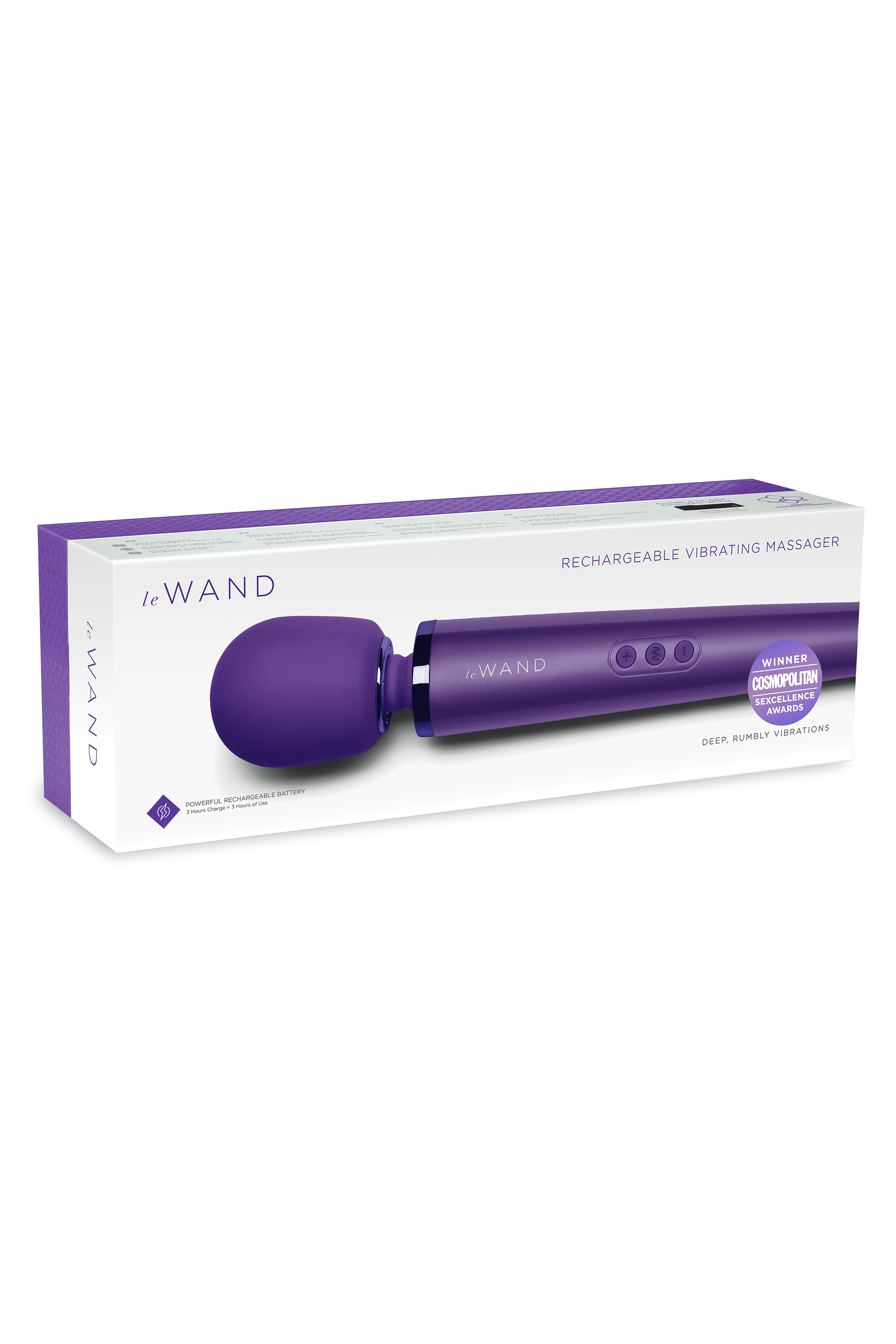 Вібратор мікрофон Le Wand RECHARGEABLE MASSAGER, фіолетовий