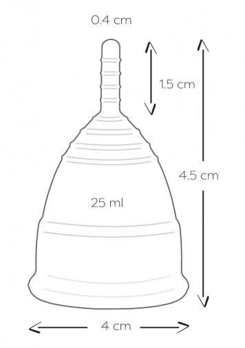 Менструальні чаші Mae B Menstrual Cups Size S - Pink