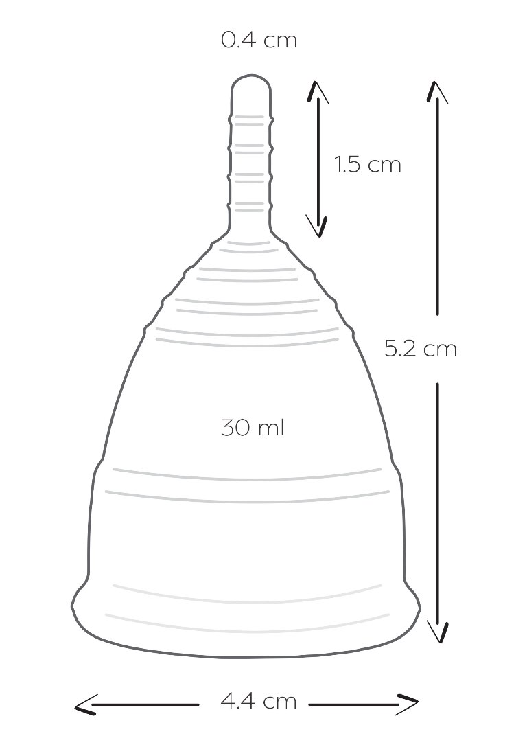Менструальні чаші Mae B Intimate Health 2 Large Menstrual Cups