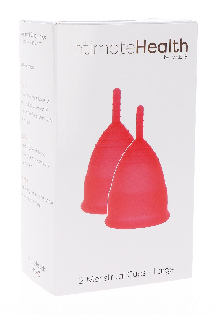 Менструальні чаші Mae B Intimate Health 2 Large Menstrual Cups