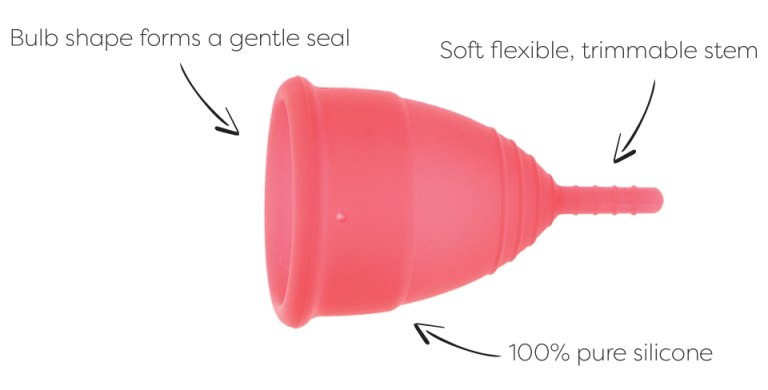 Менструальні чаші Mae B Intimate Health 2 Large Menstrual Cups
