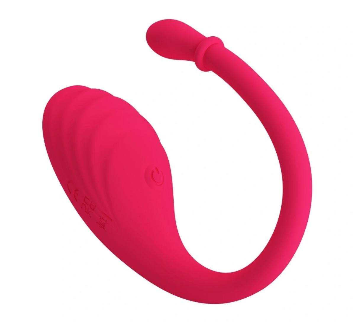 Віброяйце Romance Undine Vibro-Bullet силіконове, з додатком, рожеве, 20,5 х 3,4 см