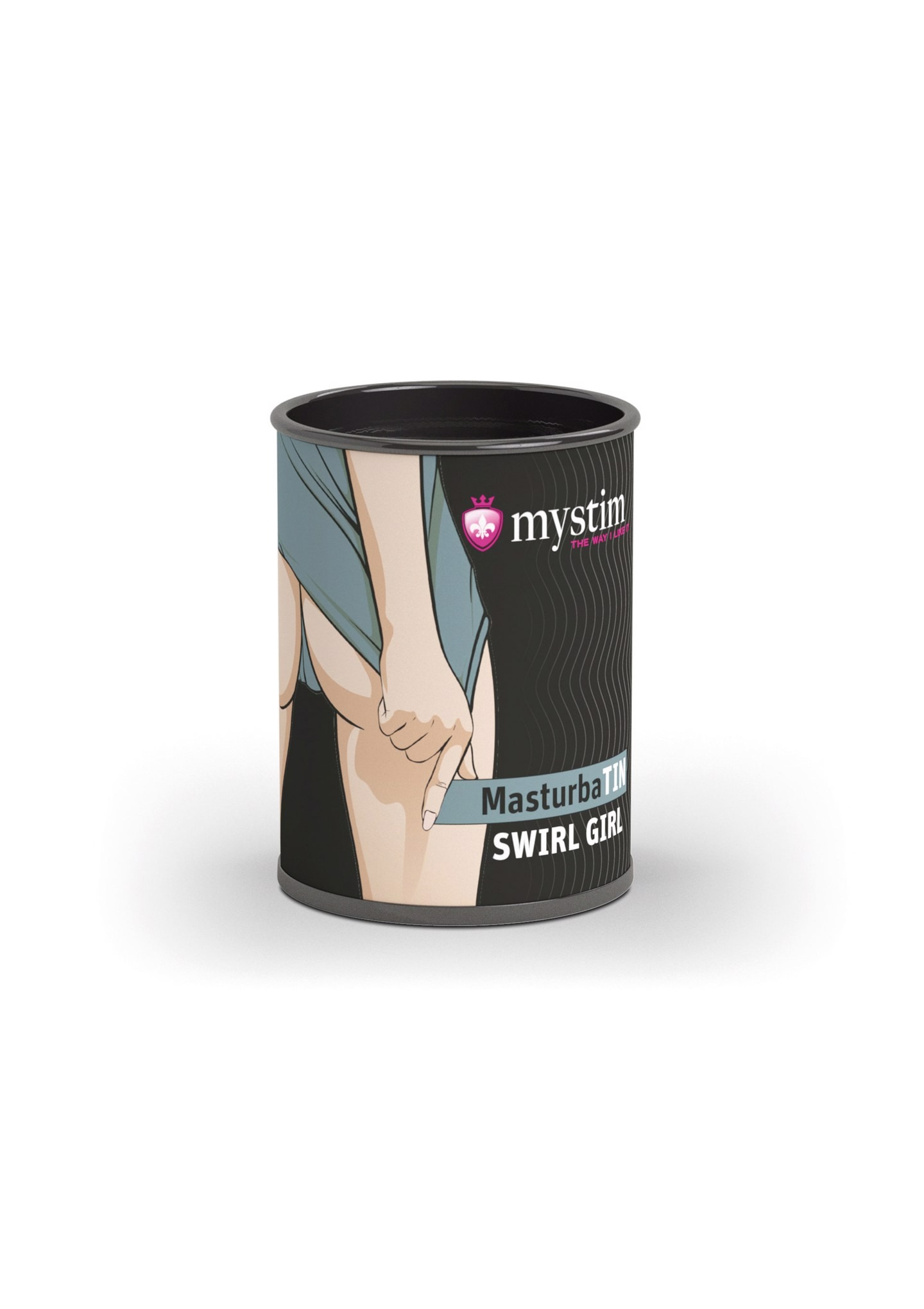 Минимастурбатор мужской Mystim MasturbaTIN Swirl Girl Waves