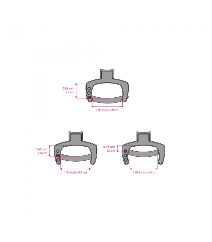 Затискачі на яєчка MYSTIM-EDD TIGHT BALL SQUEEZER, чорний, 4.9 х 2.5 см