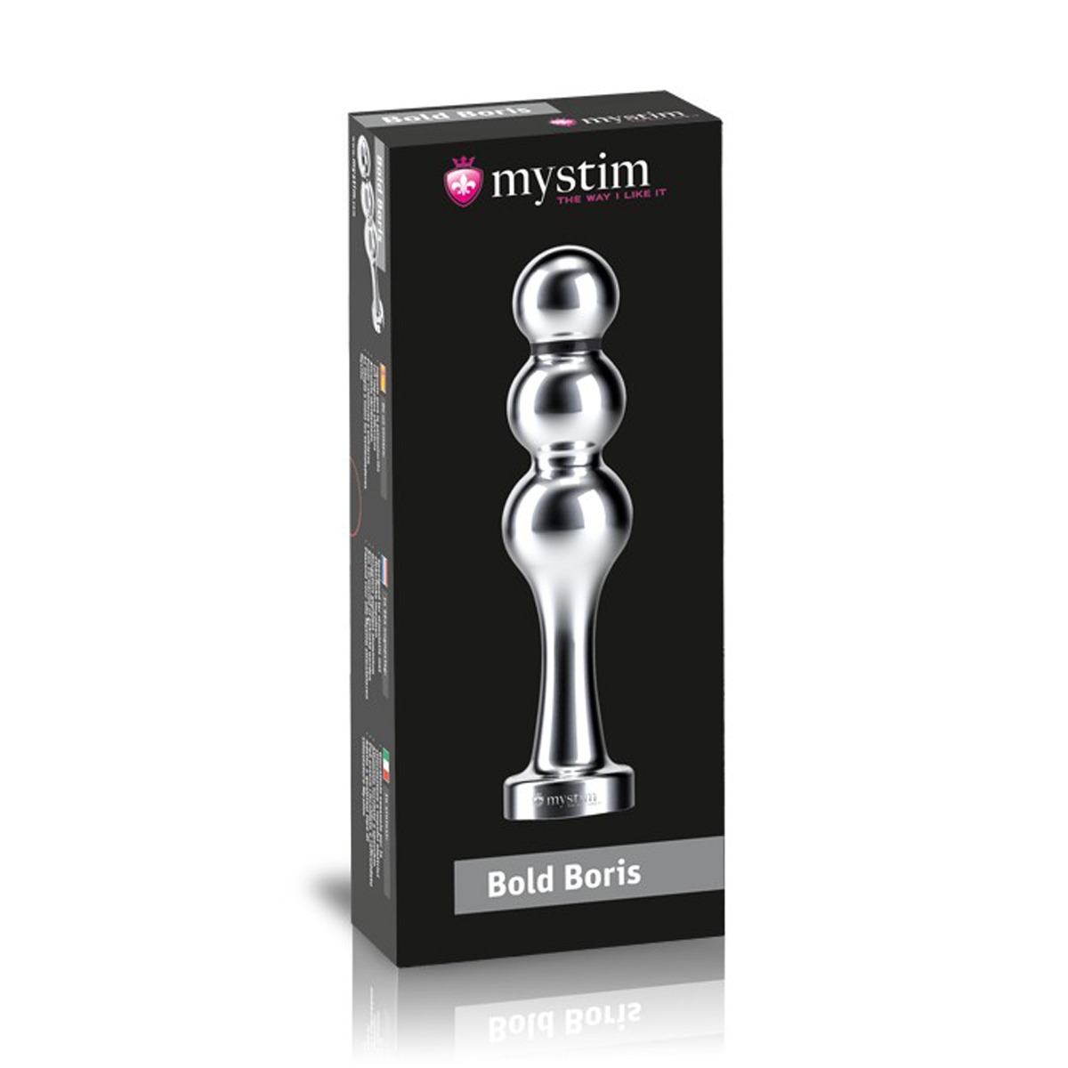 Анальна пробка Mystim Bold Boris E-Stim Dildo