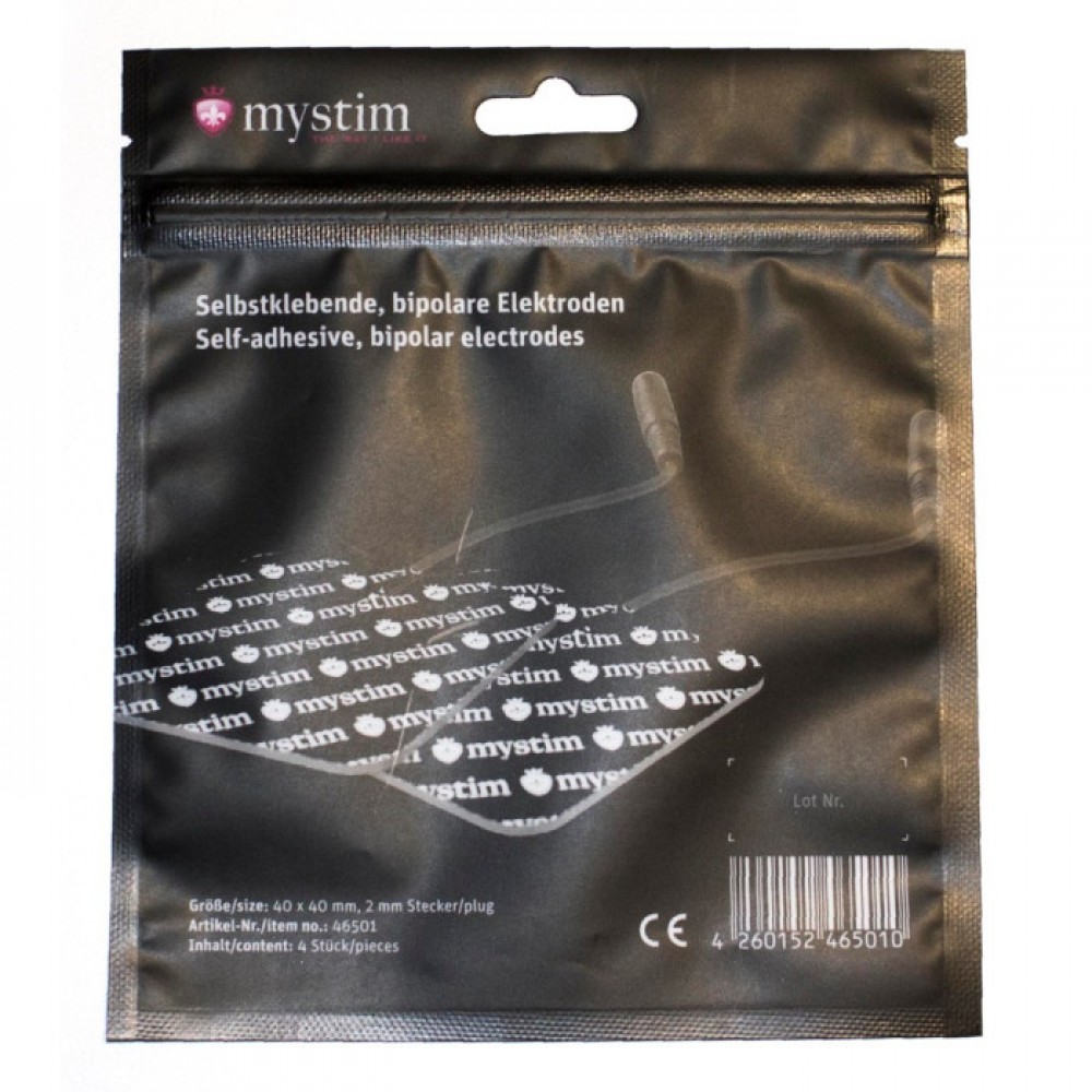 Самоклеючі електроди для електростимуляції MYSTIM Self-adhesive Electrodes