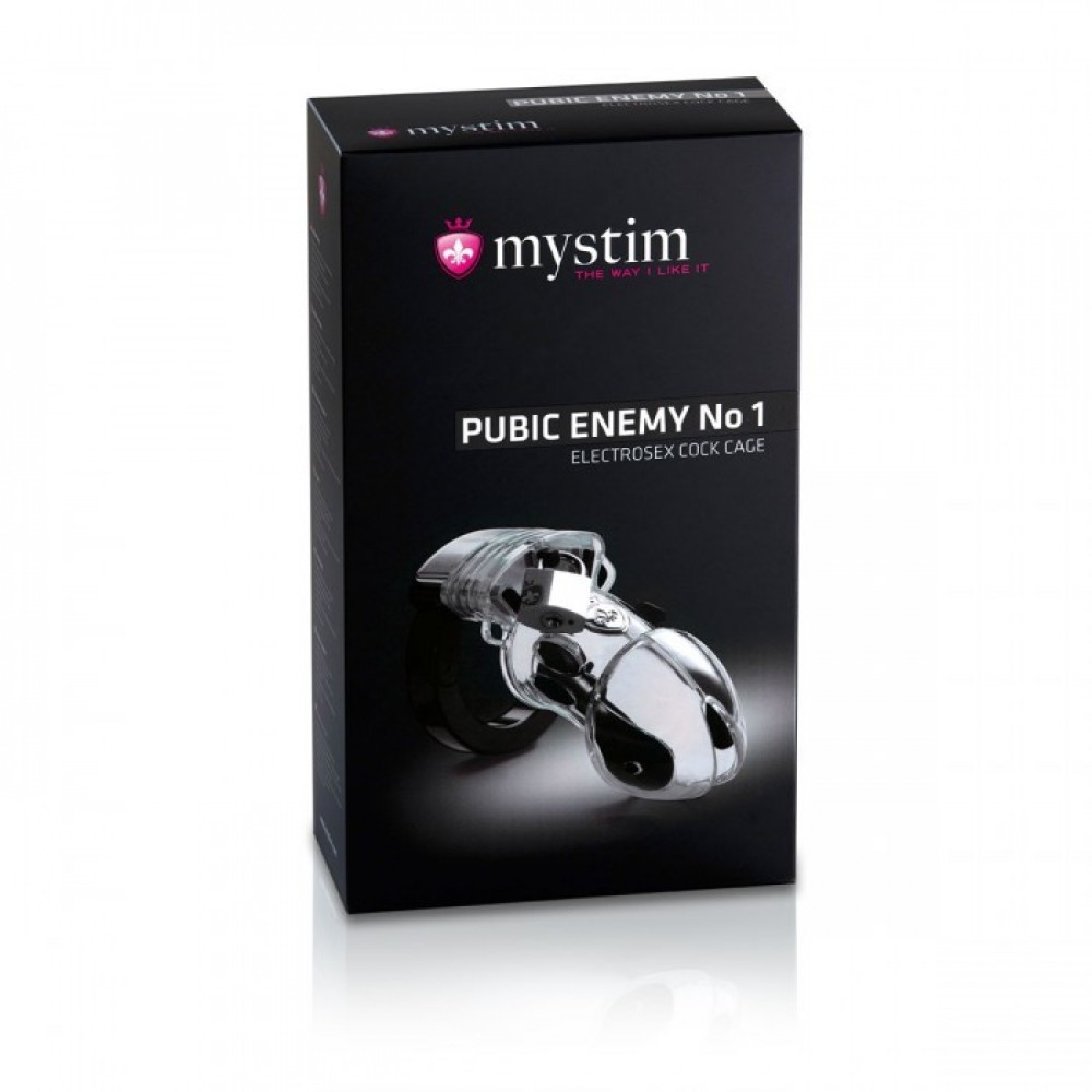 Пояснення з електростимуляцією Mystim Pubic Enemy No 1 Cock Cage
