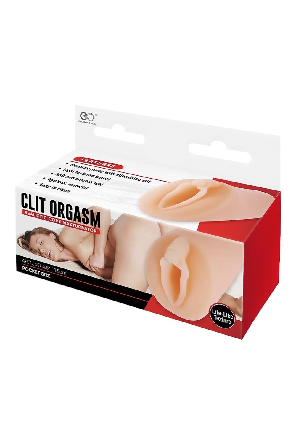 Мастурбатор вагіна NMC Clit Orgasm бежевий, 11.4 см