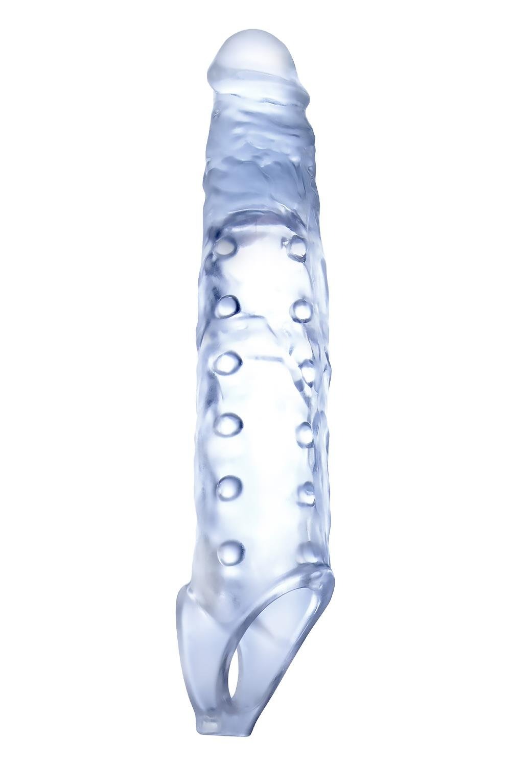Насадка на пеніс подовжуюча NMC Ice Crystal Collection прозора, 27 см